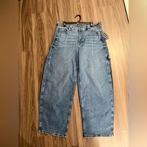 Scoop Women’s Denim Barrel Carpenter Jeans size 10-NWT